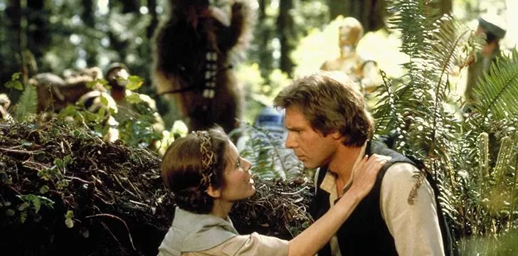 Han Solo was married when he met Leia.