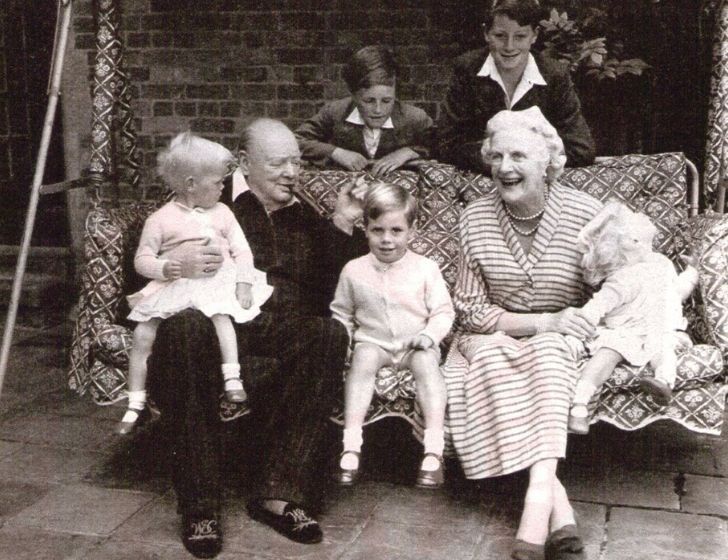 Photo de famille de Winston Churchill