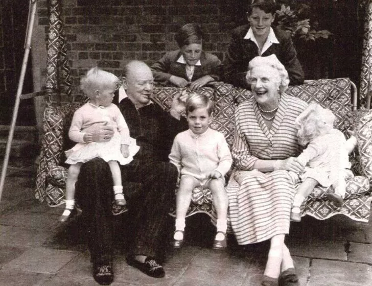 Winston Churchill family photo
