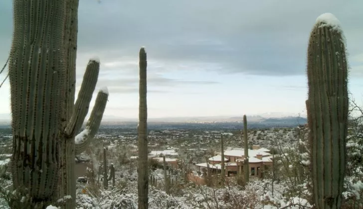 Arizona experiences extreme changes in between seasons