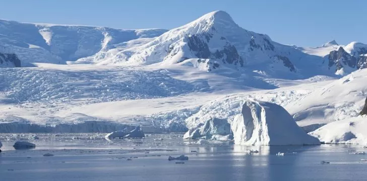 Antarctica ice landscape