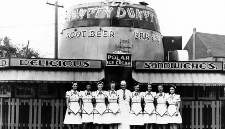Humpty Dumpty Drive-in in the 1930's in Colorado