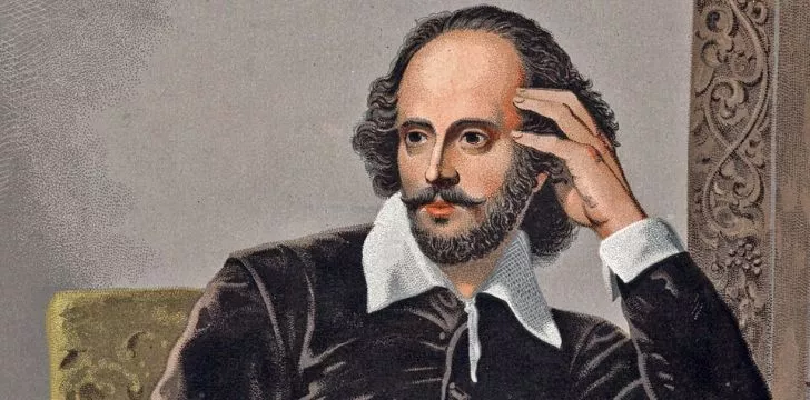 William Shakespeare's portrait. 