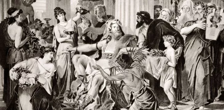 An illustration of King Alaric