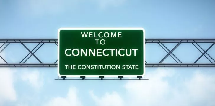 Welcome to Connecticut sign