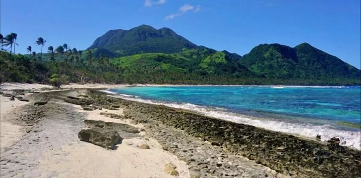 A volcano in Fiji