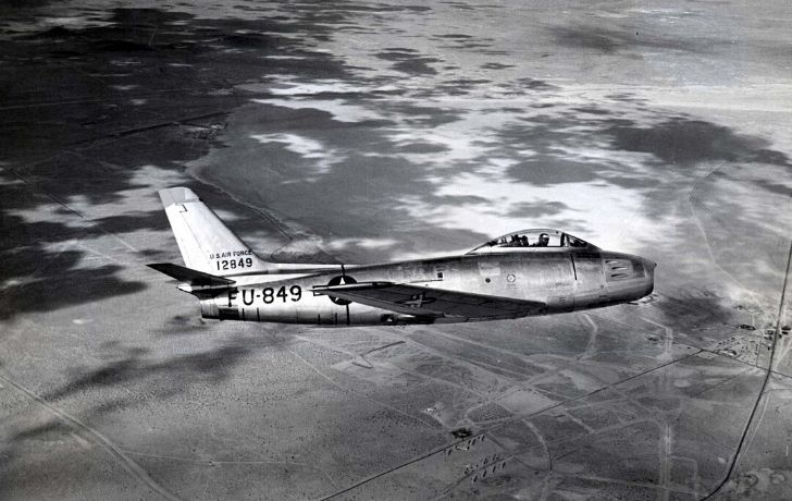 F-86 fighter jet