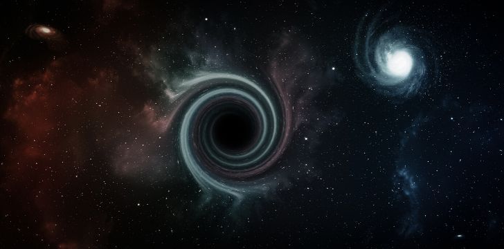 A black hole in space