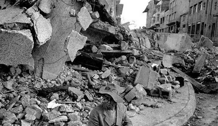 Valdivia earthquake devestation in Chile (1960)