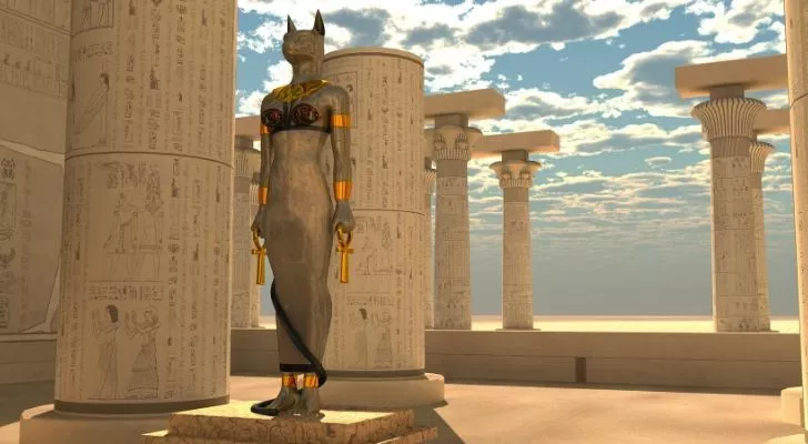 The Ancient Egyptian Bastet statue