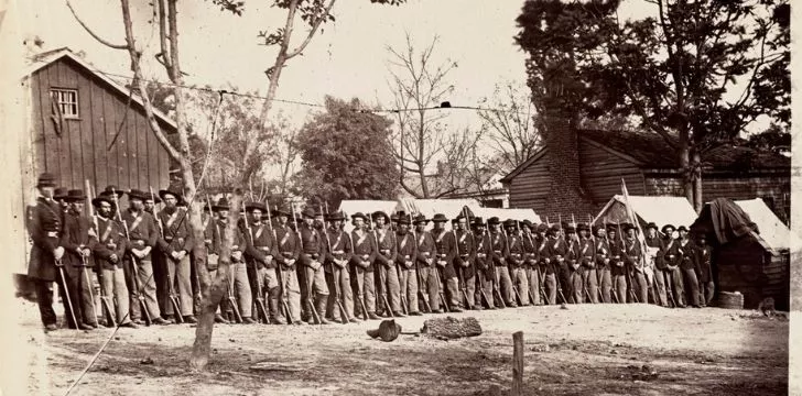 Troops during the Civil War