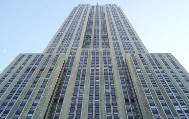 The Empire State Building was built partly with limestone from Indiana