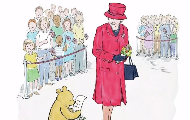 Winnie the Pooh and the Queen