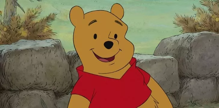 Winnie the Pooh smiling