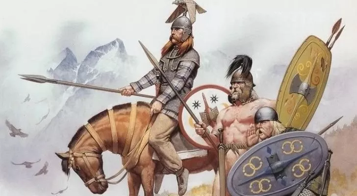 Gaulish warriors similar to those who sacked Rome in 387 BC