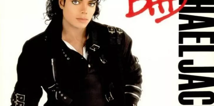 Michael Jackson's cover image for his single "Bad"