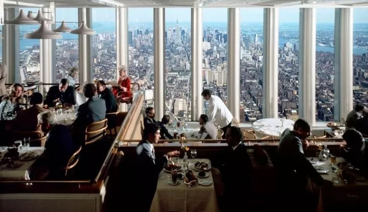The Windows of the World restaurant that was at the Twin Towers