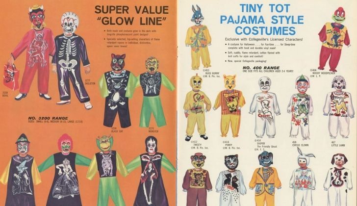 An old magazine showing some Collegevillege Costumes