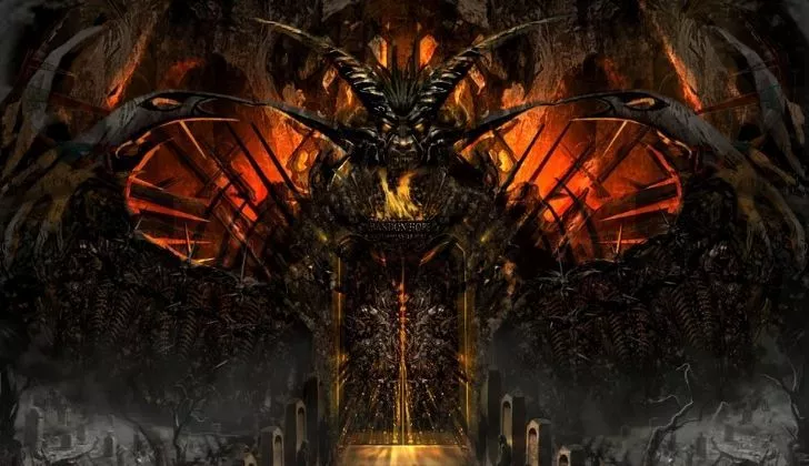 Art work of the gates to hell