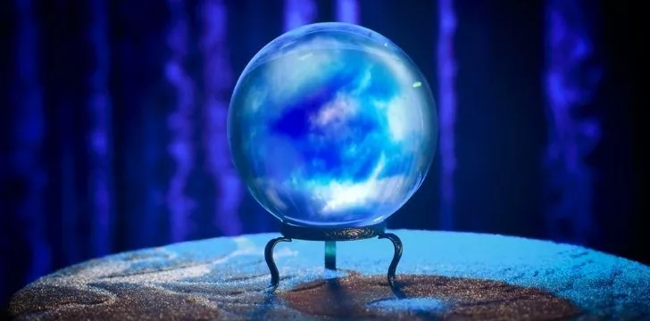 A magic glass ball for scrying