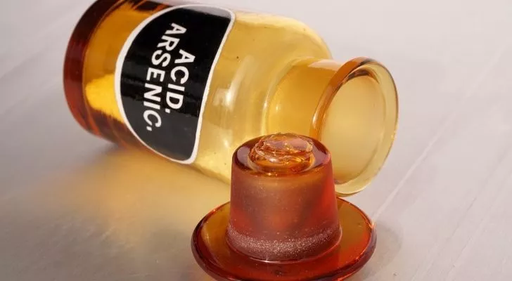 A bottle of arsenic