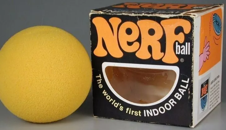 A picture of the first NERF ball