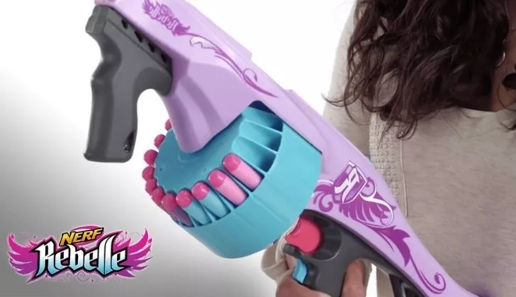 The "Rebelle" NERF gun aimed at girls