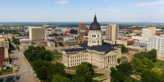 Kansas State Capital Building in Topeka