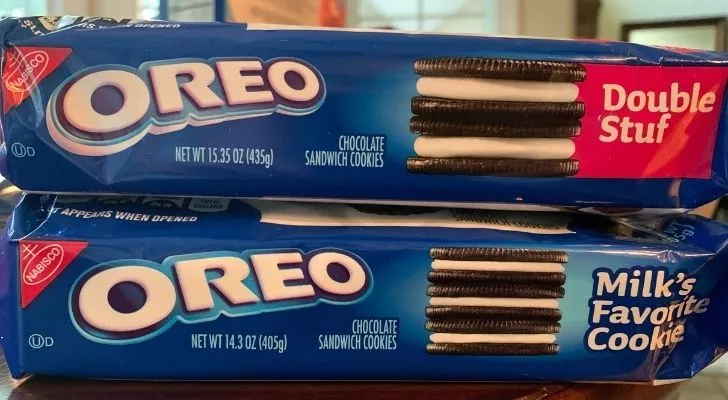 There are different size Oreos