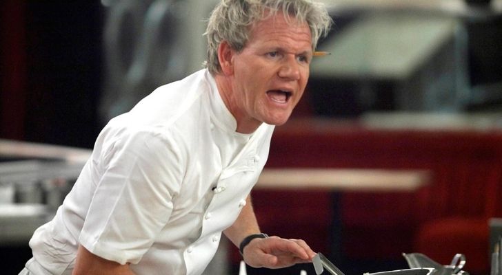 Gordon Ramsay in his chef uniform