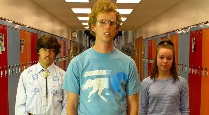 The geeky guy out of the movie Napoleon Dynamite