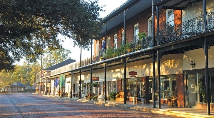 The old town of Natchitoches