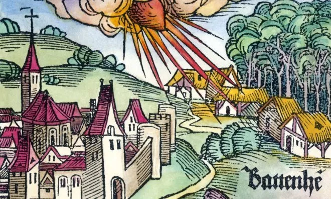 OTD in 1492: The Ensisheim Meteorite - the oldest meteorite with an observed fall - struck the Earth in France.