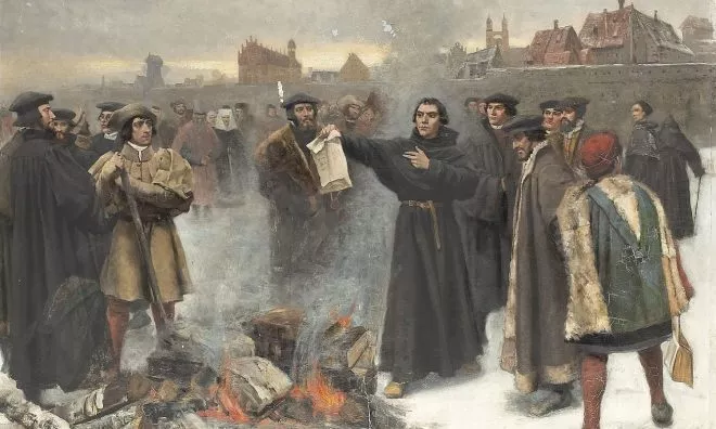 OTD in 1520: Martin Luther publicly burned the papal edict