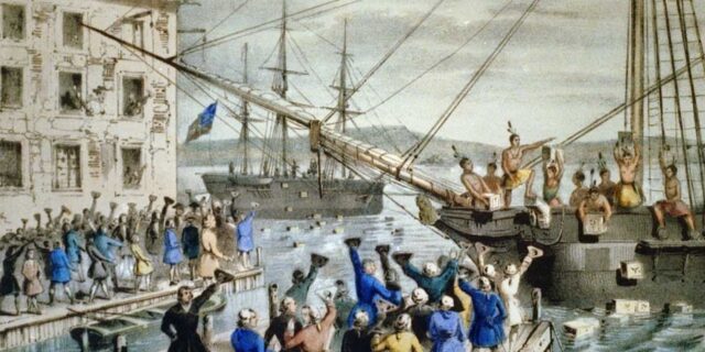 OTD in 1773: The Boston Tea Party protest occurred.