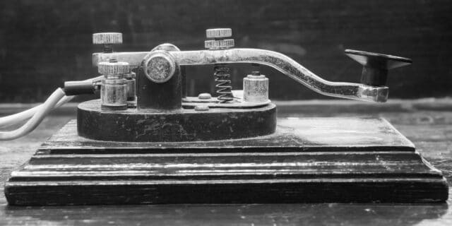 OTD in 1838: Samuel Morse sent the first telegraph message using Morse code across two miles of wire in New Jersey