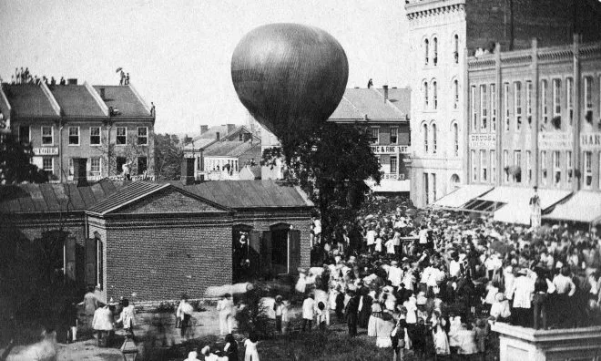 OTD in 1859: Balloonist John Wise started the world's first airmail service by balloon from Lafayette to Crawfordsville