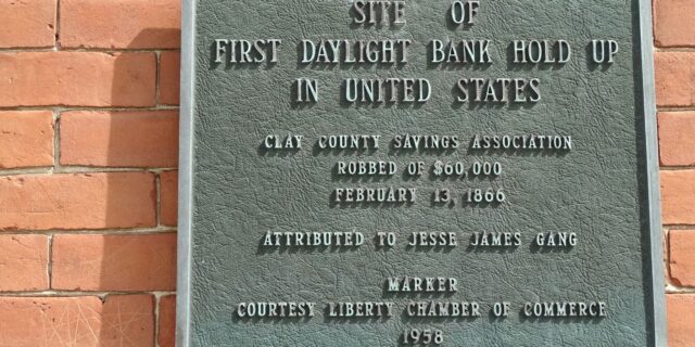 OTD in 1866: Jesse James performed his first daylight armed robbery in the US.