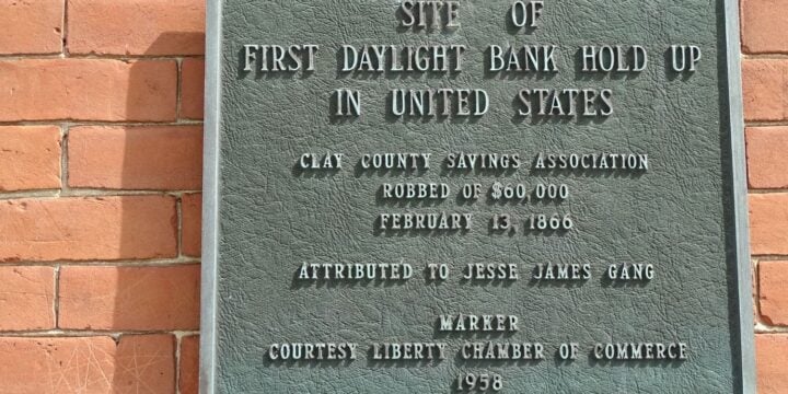 OTD in 1866: Jesse James performed his first daylight armed robbery in the US.
