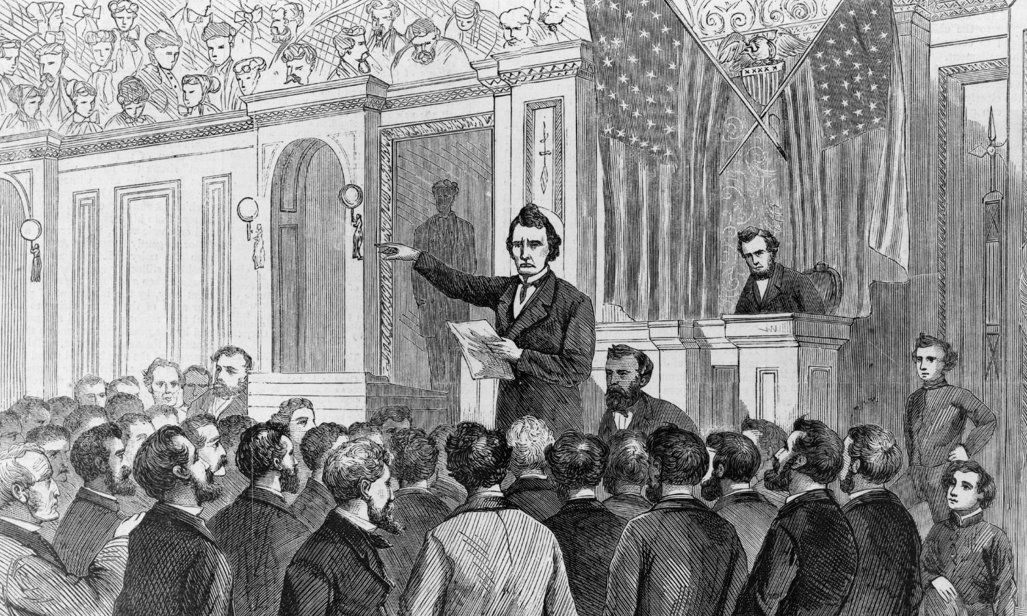 OTD in 1868: The US Senate failed to impeach President Andrew Johnson by one vote.