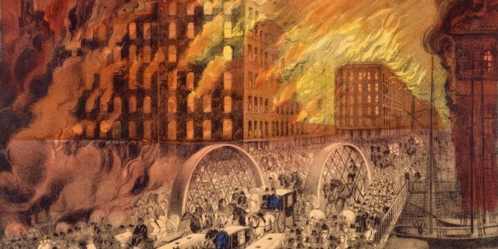 OTD in 1871: The three-day Great Chicago Fire was finally extinguished after destroying 3.3 square miles.