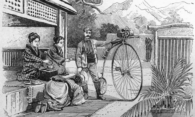 OTD in 1884: General Laborer Thomas Stevens started his first bicycle trip around the world.