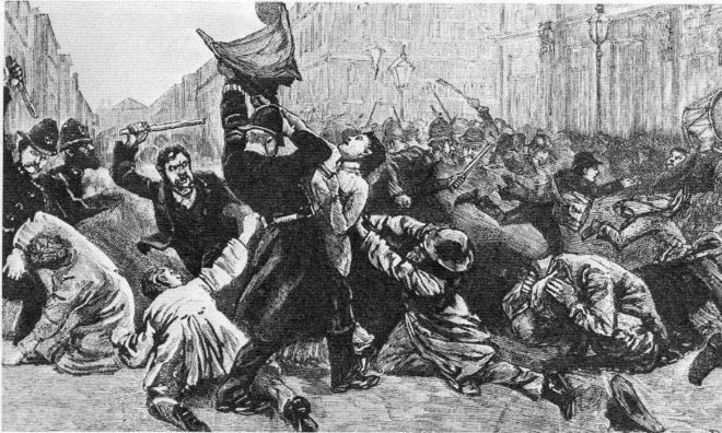 OTD in 1887: The infamous Bloody Sunday Protests were held in London.