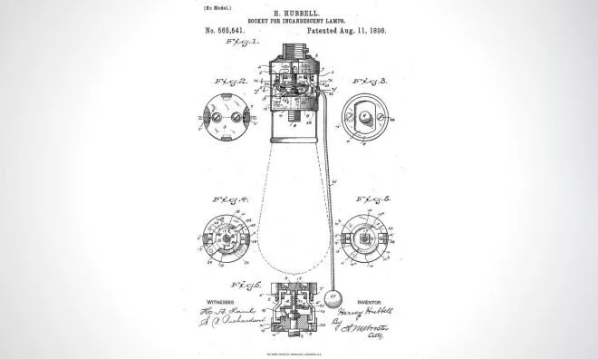 OTD in 1896: Inventor Harvey Hubbell patented the popular light bulb with a pull chain.