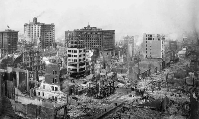 OTD in 1906: A devastating earthquake in San Francisco destroyed over 80% of the city.