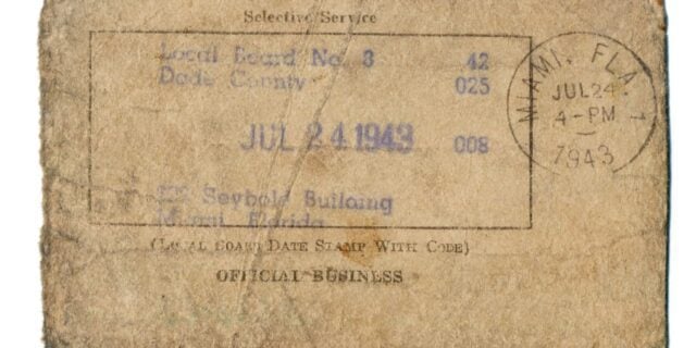 OTD in 1917: The US Congress passed Selective Service Act.