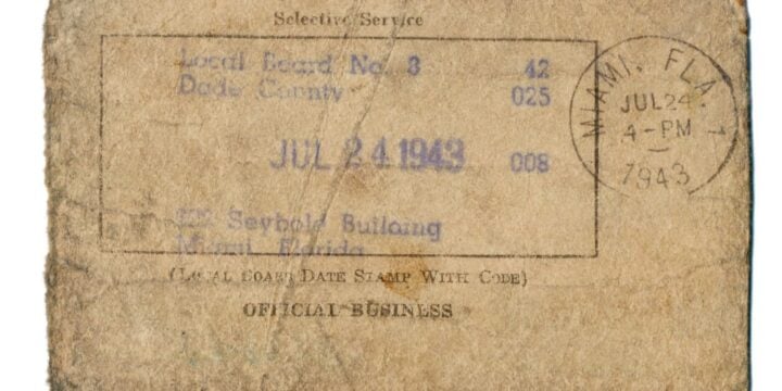 OTD in 1917: The US Congress passed Selective Service Act.
