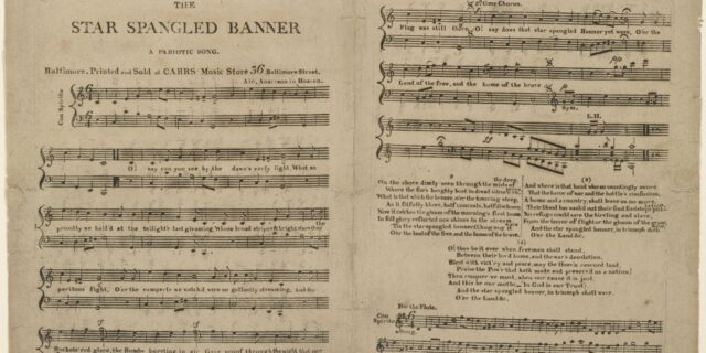 OTD in 1931: The US adopted the national anthem "Star-Spangled Banner."