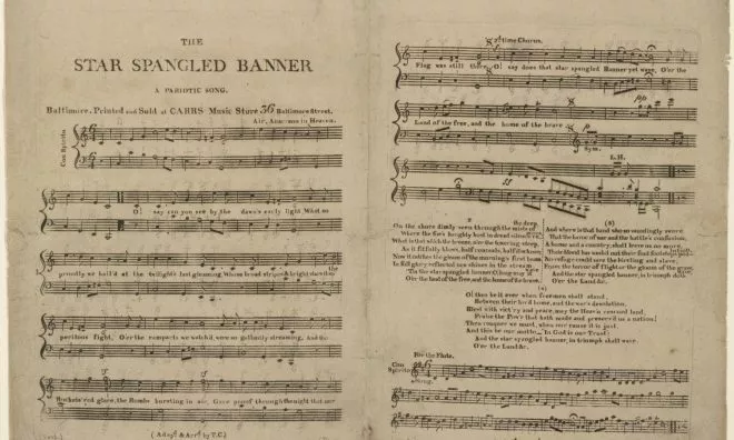 OTD in 1931: The US adopted the national anthem "Star-Spangled Banner."