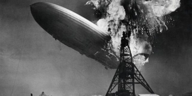 OTD in 1937: The Hindenburg zeppelin caught fire and was destroyed while attempting to dock in New Jersey.